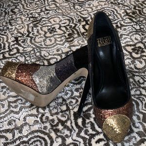 Truth or Dare by Madonna Multicolored Platforms